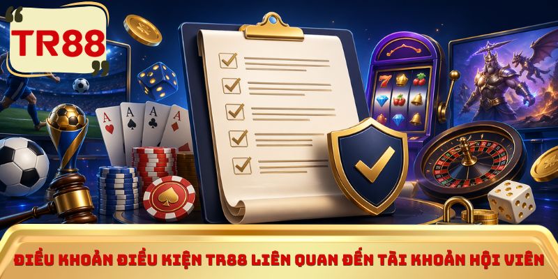 Điều khoản điều kiện TR88 liên quan đến tài khoản hội viên